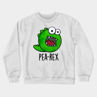 Pea Rex Funny Dinosaur Veggie TRex Pun Crewneck Sweatshirt